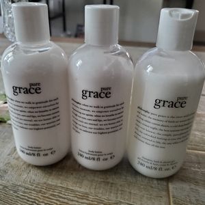 Philosophy Pure Grace Body Wash and Body Lotion